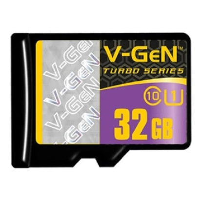 Micro SD VGEN 32GB Class 10 100mb/s Turbo Series Memory Card MMC Microsd Kartu memori 32 Gb Original