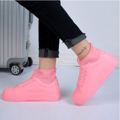 Cover Sepatu Karet Silicone Anti Air Sarung Pelindung Waterproof Silikon Shoes boots sendal kaki