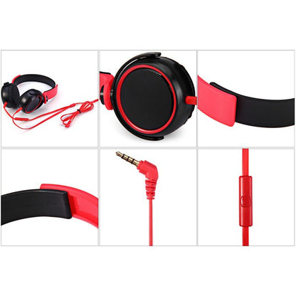 Headphone Extra Bass EP-17 Stereo Headphones With Microphones