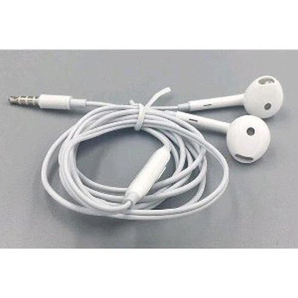 Headset Earphones Handsfree Earbud Stereo earphone putih untuk hp samsung vivo oppo huawei xiaomi