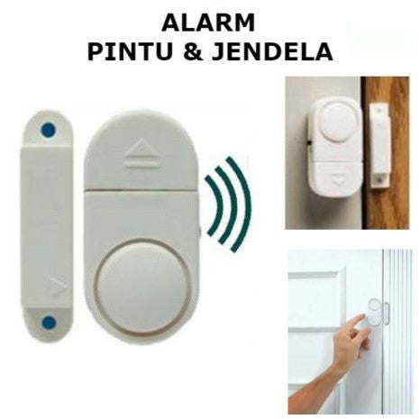 Alarm Anti Maling Bunyi Sensor Pencuri Tempel Door Window Pintu Lemari Laci Jendela Rumah Toko Suara