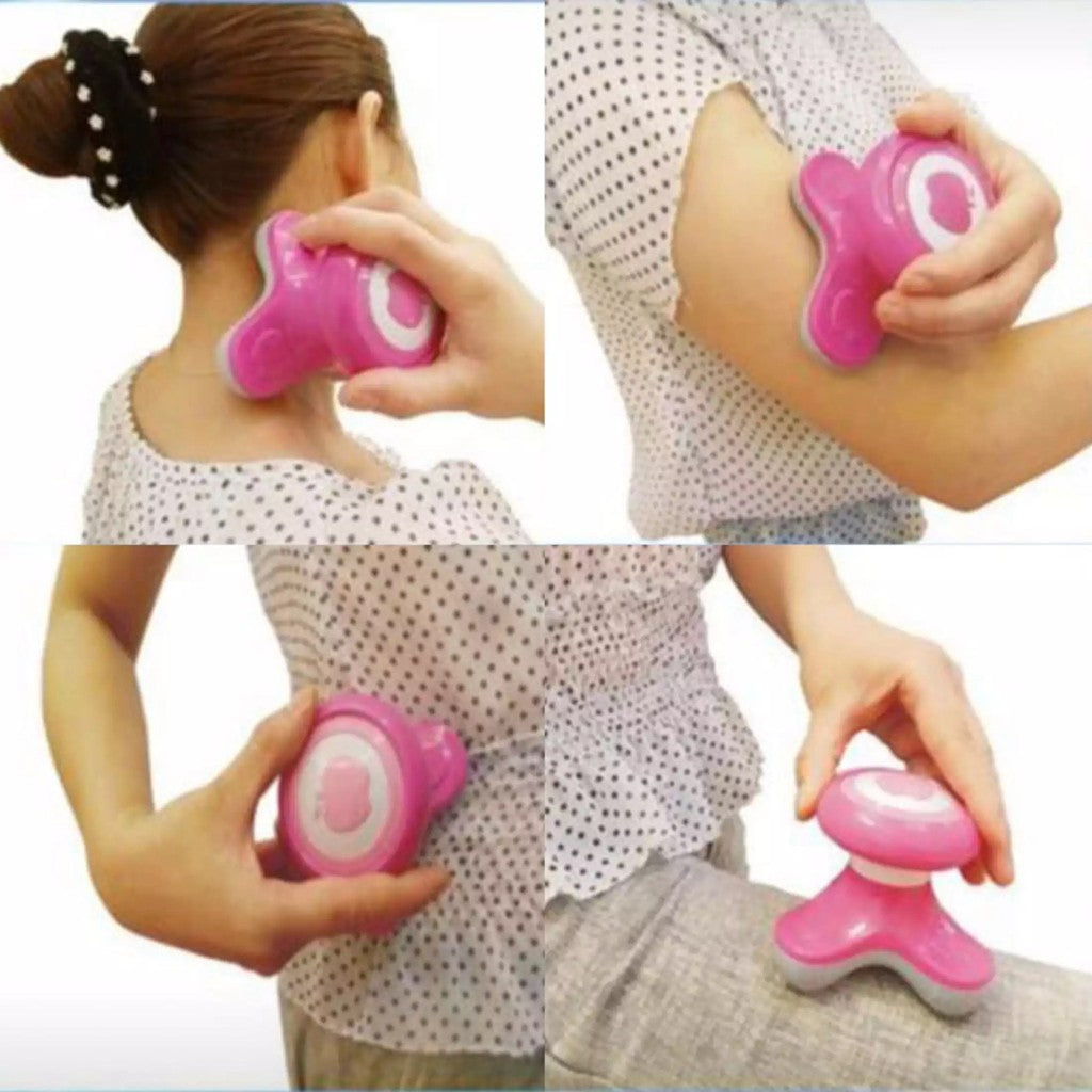 Alat Pijat MIMO Mini Portable Massager Elektrik USB Refleksi Pijit Urut Kepala Leher Bahu Punggung