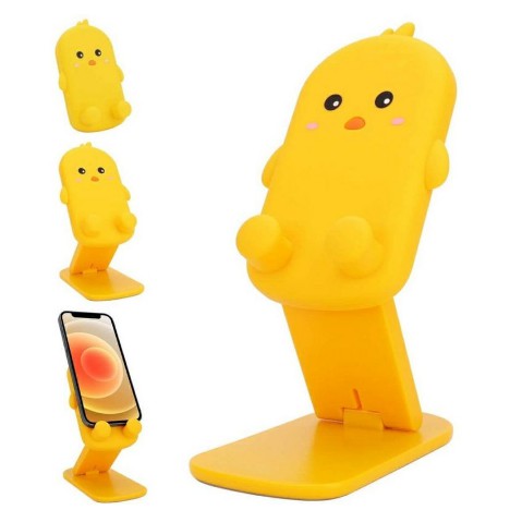 Phone Holder Stand Karakter HD40 / Dudukan Penyangga HP Lipat Adjustable / Folding Desktop Tablet HD-40 Ipad Zoom Google Meet Video Conference Konferensi Online Meeting