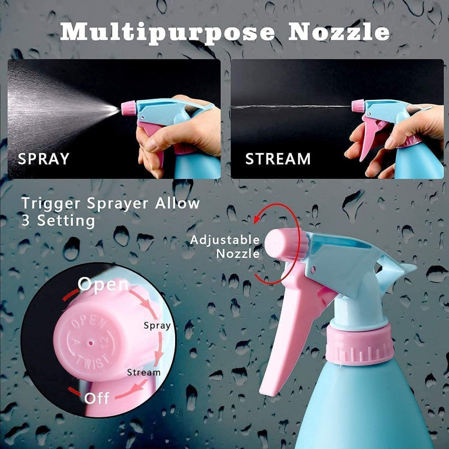 Botol Spray Semprot 500ml / Sprayer Semprotan Burung Tanaman Hewan Kaca / Bottle Trigger Candy Color Serbaguna