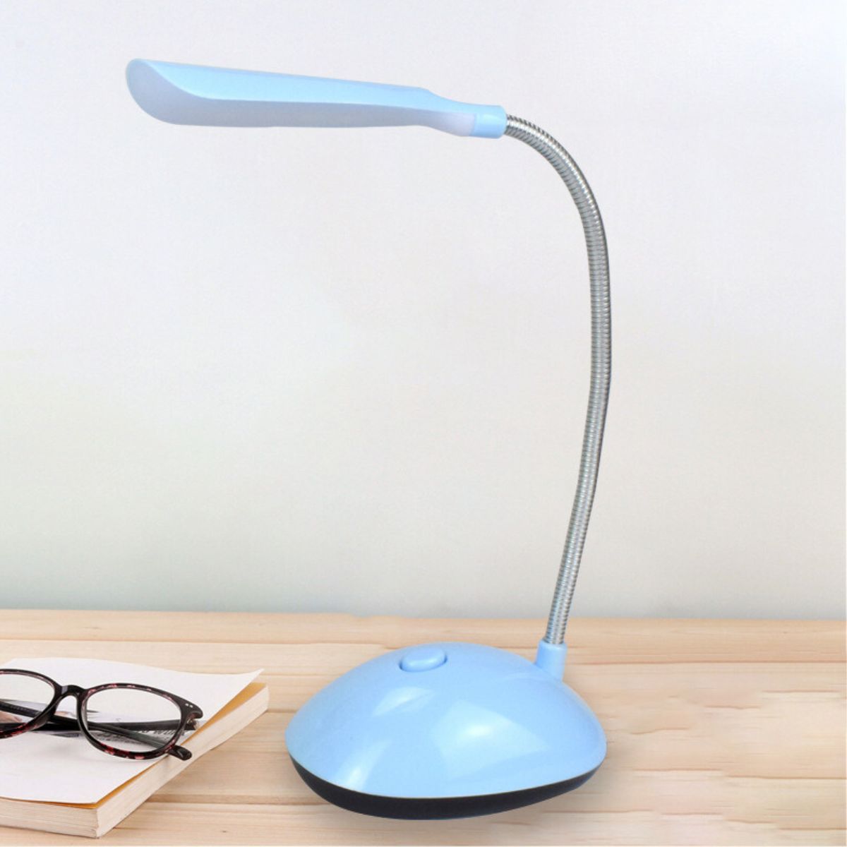 Lampu Meja Belajar Mini Flexible / LED Desk Light High Quality / Lamp Baca Kerja Duduk Pelindung Mata On Off Portable / Lampu Tidur Emergency Aesthetic Minimalis Super Terang Putar 360 Derajat Berkualitas Multifungsi