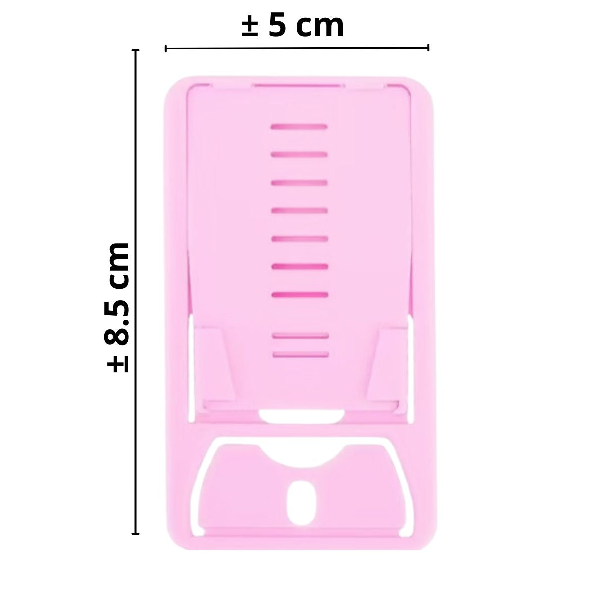 Stand Card Phone Holder Dudukan HP Lipat Universal Standing Docking Model Kartu Foldable / Alat Sandaran Penyangga Handphone Smartphone Portable Kokoh Multifungsi