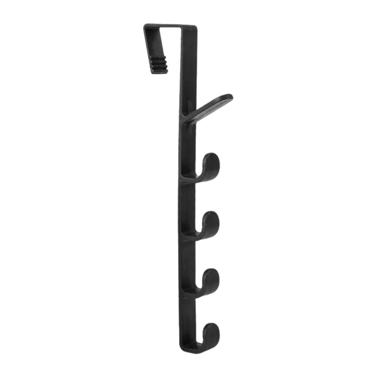 Gantungan Baju Pintu Lemari Topi Tas 5 Hook Tanpa Paku / Hanger Gantungan Baju Hanger Jemuran Pakaian Multifungsi