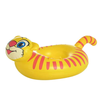 Ban Pelampung Anak Intex Baby Swim Boat Motif Animal Split Rings Bayi Duduk Kaki Berenang Karakter