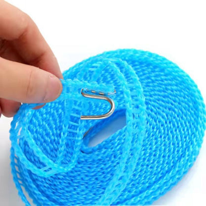 [MA] Tali Jemuran Pakaian 5 Meter dan 3 Meter Super Praktis Gantungan Baju Clothes Line + Hook / Tambang Gantungan Baju 5M & 3M
