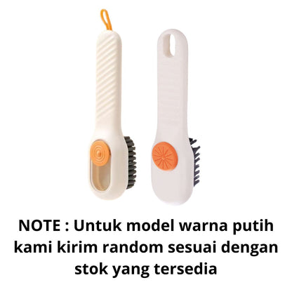 Sikat Sepatu Multifungsi Dengan Tempat Sabun / Shoes Brush Otomatis 2in1 / Pembersih Sendal Baju