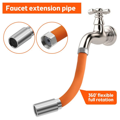 Sambungan Kran Air Flexible 20cm 30Cm/ Faucet Extender Universal 360 Derajat / Alat Penyambung Kepala Keran Wastafel Pipa Elastis