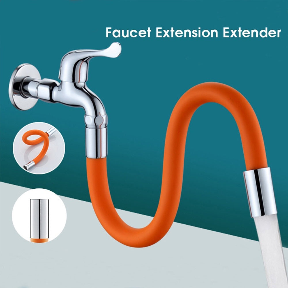 Sambungan Kran Air Flexible 20cm 30Cm/ Faucet Extender Universal 360 Derajat / Alat Penyambung Kepala Keran Wastafel Pipa Elastis