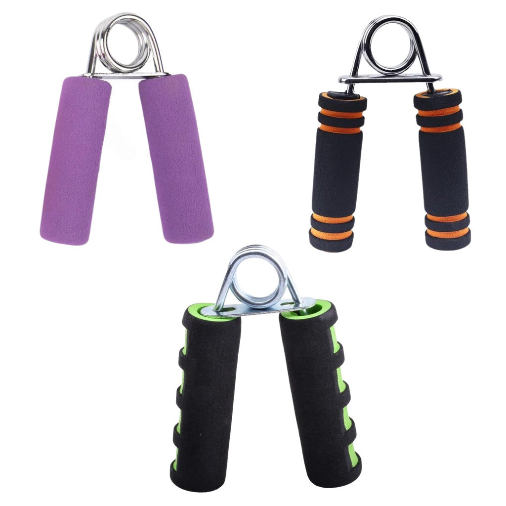 Handgrip Fitness Gagang Busa Dan Plastik / Alat Latihan Penguat Otot Tangan & Lengan / Hand Exercise Lever With Foam And Plastic Handle / Hand Grip Pegas Alat Gym Fitnes Olahraga Tangan