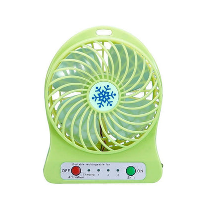 Kipas Angin Mini Portable Rechargeable Handy Fan USB With 3 Speed Mode