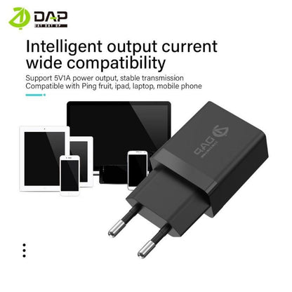 Adapter Charger DAP D-AT6 D-AT3 1A Single USB Adaptor Original Fast Charging Batok Kepala Casan Travel Hp