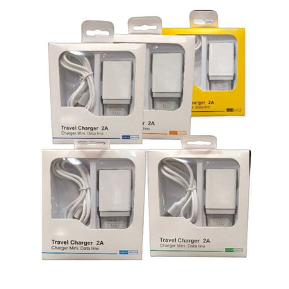 [MA] Travel Charger Micro USB Brand A82 2A untuk Android Oppo Vivo Xiaomi Realme Wall Charging Adapter Transfer Data Adaptor Casan Handphone Fast Charging 2.0A Kabel Bulat Cable Putih