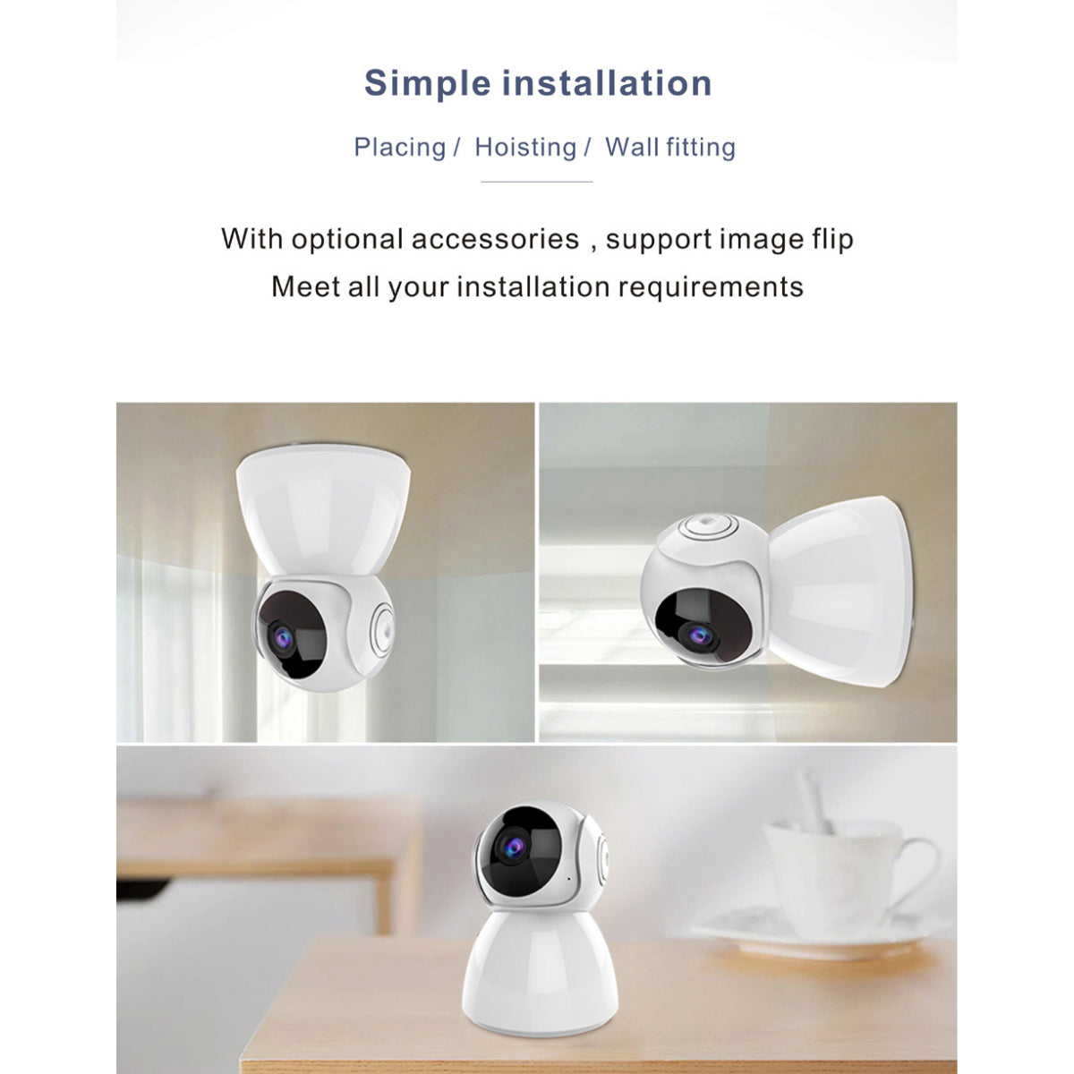 Kamera CCTV Snowman V380 Pro 360 Derajat IP Camera Wifi Wireless HD 1080p Spy Baby Cam Night Vision Alat Perekam Pengintai Deteksi Gerakan Two Way Voice Intercom Anti Maling