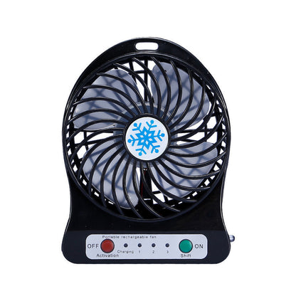 Kipas Angin Mini Portable Rechargeable Handy Fan USB With 3 Speed Mode