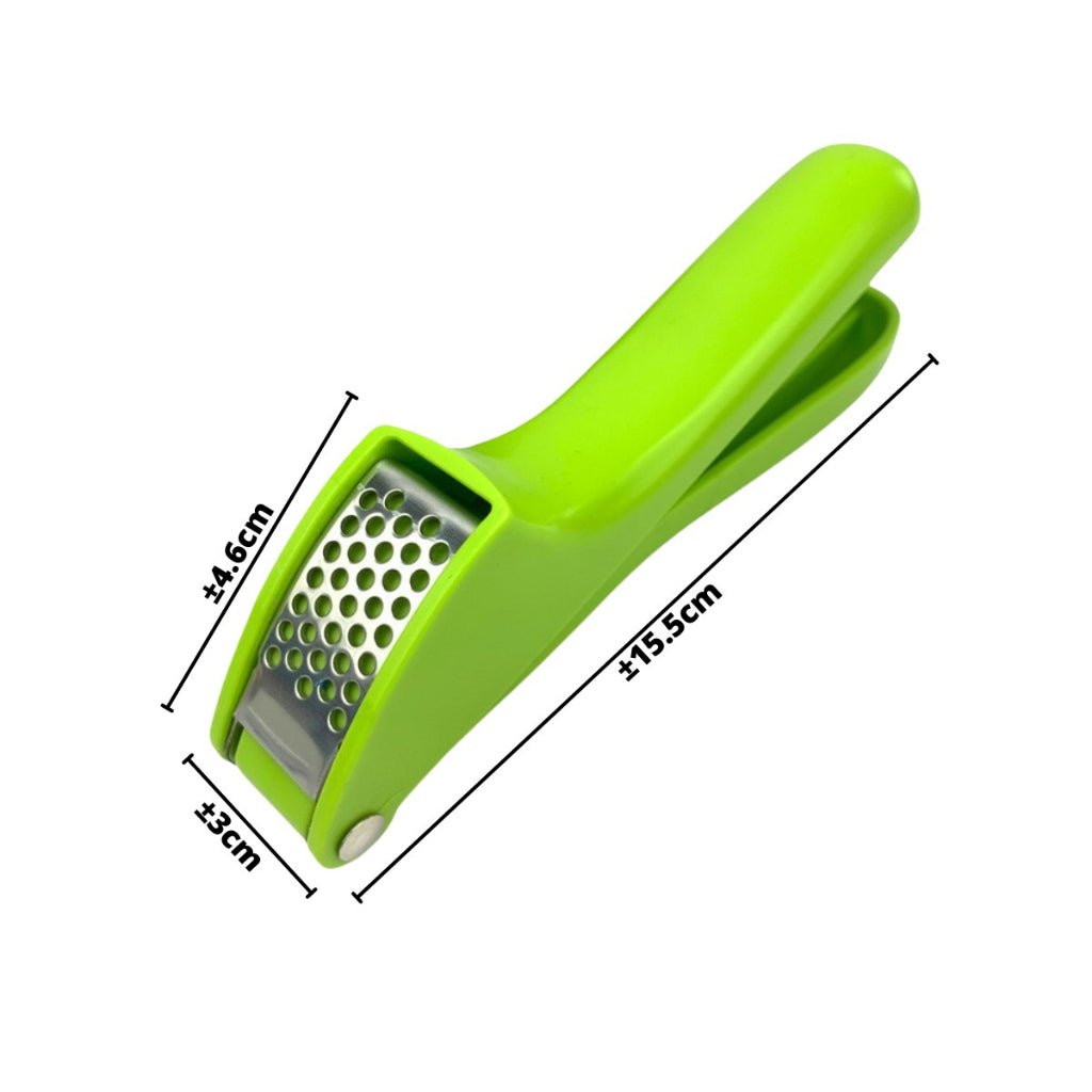 Alat Penghancur Bawang Putih Merah Manual / Garlic Press Crusher Stainless Steel Anti Karat / Penghalus Penggerus Kunyit Jahe Kencur Rempah / Pencacah Bumbu Dapur Food Grade Perlengkapan Dapur Serbaguna Ergonomis