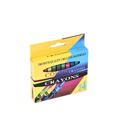 Pensil Crayon Isi 24 Warna - Alat Menggambar Dan Mewarnai Set 24pcs Color Crayons Pencil 24in1 Krayon Hadiah Kado Ulang Tahun Anak Soubenir Goody Bag Gift Kids