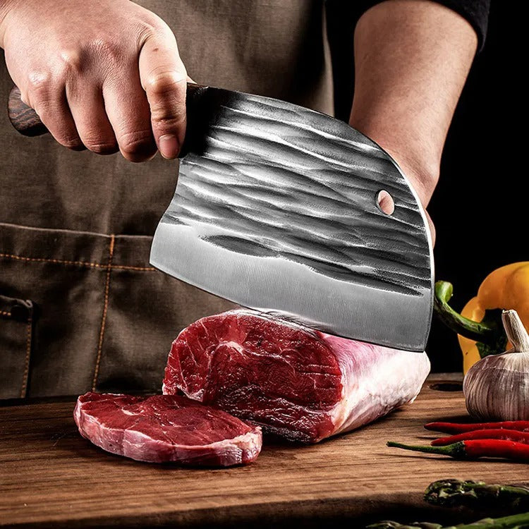 Pisau Dapur Alat Pemotong Daging Tulang Sayur Buah / Chef Knife Japanese Alat Potong Super Tajam Bahan Baja Stainless Anti Karat Pisau Koki Jepang Cacah Cincang Perlengkapan Dapur Jumbo Ikan Ayam Iga Tukang Pasar Serbaguna Rekomen Rekomendasi Terlaris