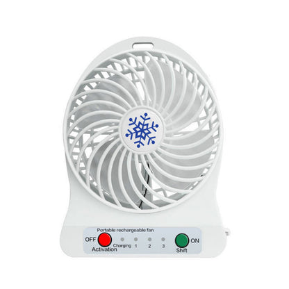 Kipas Angin Mini Portable Rechargeable Handy Fan USB With 3 Speed Mode