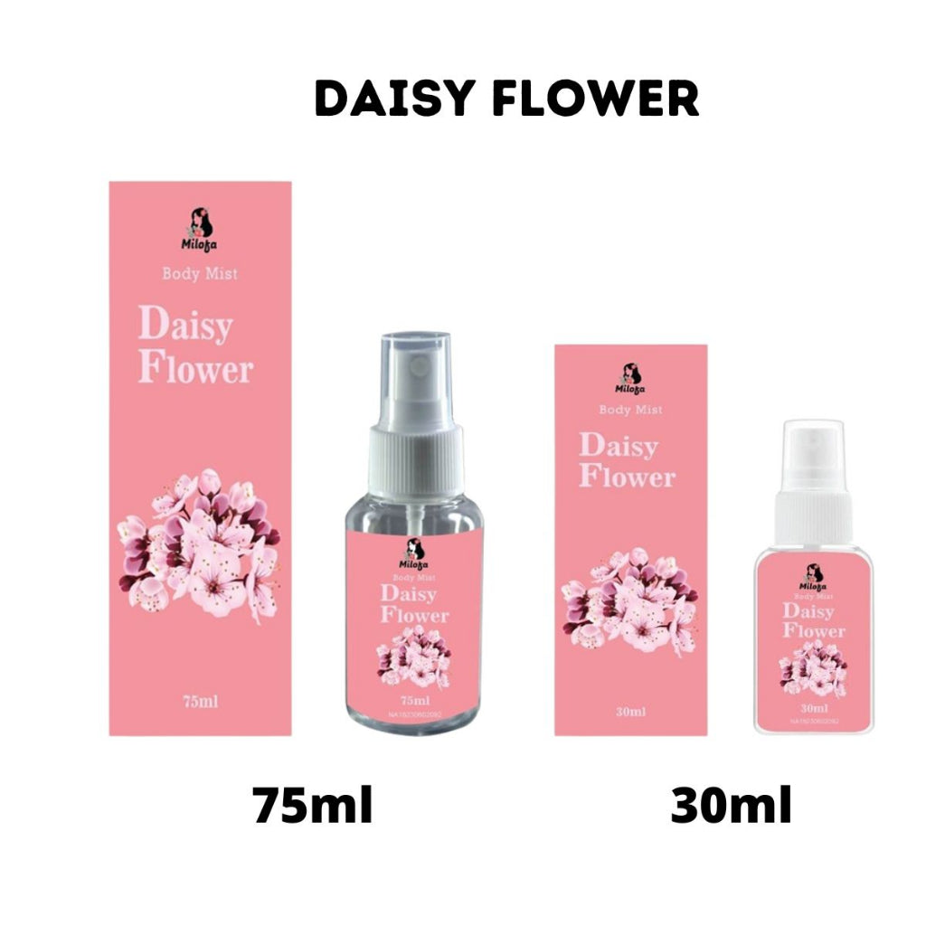 Body Mist Milofa 30ml Dan 75ml BPOM / Parfum Pengharum Badan Pria dan Wanita Soft Natural / Body Spray Parfume Pewangi Baju Pakaian Ruangan Semprot Size 30 ML 75 ML Minyak Wangi Tahan Lama