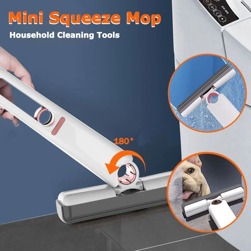 Alat Pel Mini Portable Mop / Kain Pel Spons Busa Penyerap Air Pembersih Ruangan Bathtub Meja Kaca Jendela Toilet Cermin Dapur Lantai Ruang Tamu Kamar Mandi Dinding Vynil / Home Care Sponge Mini Mops Peralatan Kebersihan Rumah Tangga Serap Tumpah Kopi Teh