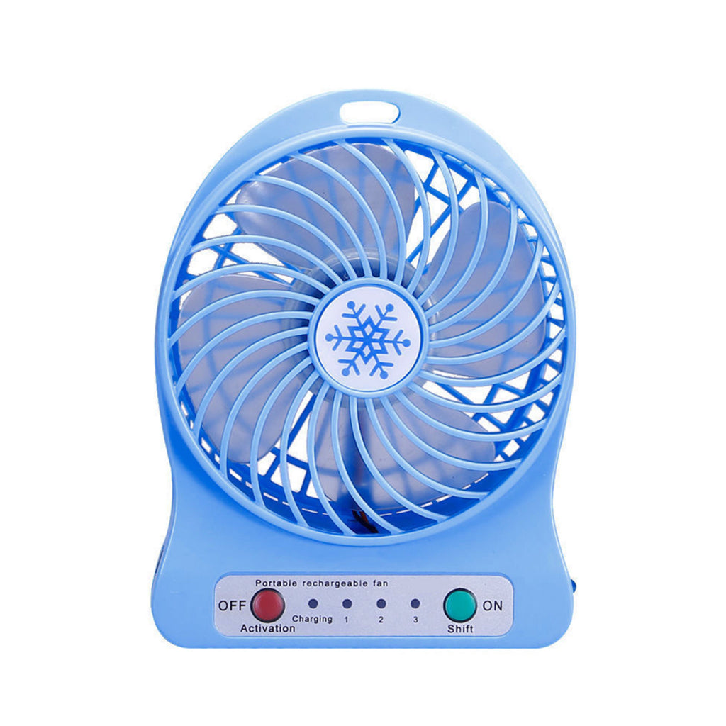 Kipas Angin Mini Portable Rechargeable Handy Fan USB With 3 Speed Mode