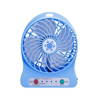 Kipas Angin Mini Portable Rechargeable Handy Fan USB With 3 Speed Mode