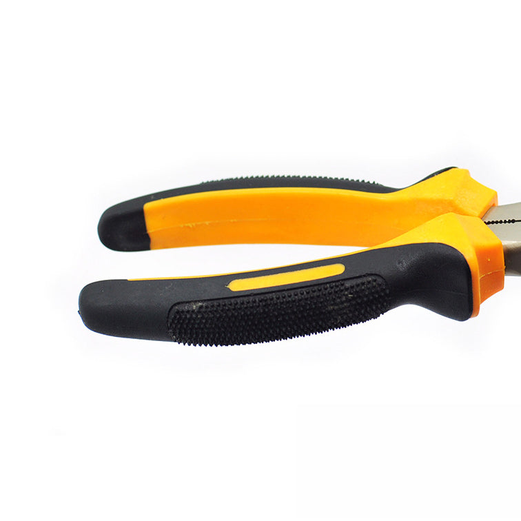 Tang Potong Kombinasi Lancip 6in1 / Peralatan Perkakas Tangan Multifungsi Anti Slip Anti Karat / Alat Bantu Potong Jepit Pembuka Kulit Kabel Fiber Kawat Penahan Meluruskan / Wire Cutting Pliers Serbaguna