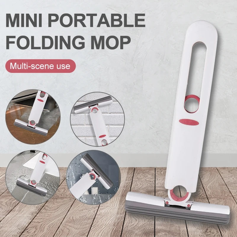 Alat Pel Mini Portable Mop / Kain Pel Spons Busa Penyerap Air Pembersih Ruangan Bathtub Meja Kaca Jendela Toilet Cermin Dapur Lantai Ruang Tamu Kamar Mandi Dinding Vynil / Home Care Sponge Mini Mops Peralatan Kebersihan Rumah Tangga Serap Tumpah Kopi Teh