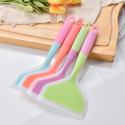 Spatula Masak Tamagoyaki Silicone / Sutil Masak Untuk Goreng Tumis Sayur Beef Steak Scraper Pancake Tahan Panas / Sodet Silikon Anti Lengket Peralatan Memasak Food Grade / Alat masak Peralatan Perlengkapan Dapur Anti Baret Multifungsi