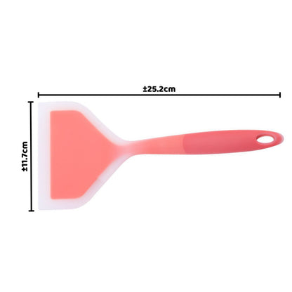 Spatula Masak Tamagoyaki Silicone / Sutil Masak Untuk Goreng Tumis Sayur Beef Steak Scraper Pancake Tahan Panas / Sodet Silikon Anti Lengket Peralatan Memasak Food Grade / Alat masak Peralatan Perlengkapan Dapur Anti Baret Multifungsi