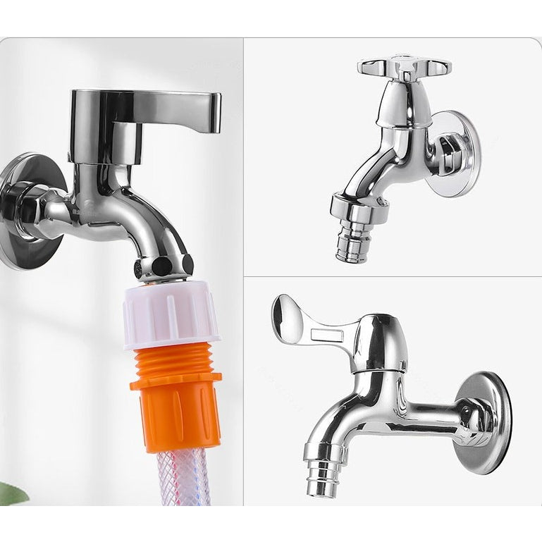 Konektor Selang Sambungan Kran Air Flexible / Alat Penyambung Pipa Kepala Keran Kamar Mandi Wastafel Toilet / Water Faucet Connection Hose Connector Adaptor Selang Anti Splash