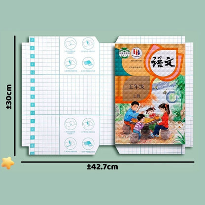 Sampul Buku Diamond + Label Nama / Sticker Menyampul Transparan Tahan Air Anti Gores Tidak Licin Pelindung Peta Dokumen Poster Buku Tulis Pelajaran Sekolah Kampus Stiker Tempelan Bening Anti Kotor Sobek Lecek Rusak