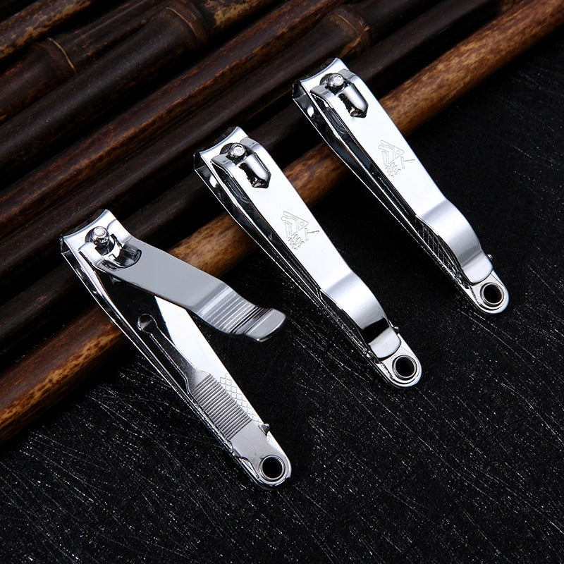 Gunting Kuku Jumbo Stainless Steel Anti Slip Anti Karat / Alat Potong Kuku Ukuran Besar Warna Silver / Nail Clipper Jepitan Kuku Kaki Tangan Super Tajam / Manicure Pedicure Alat Perawatan Tangan Untuk Souvenir Pernikahan Multifungsi