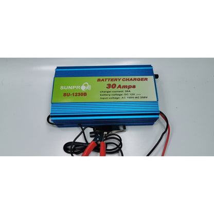 Charger Battery Aki 30A Sunpro SU-1230B / Casan Charger Aki Motor Mobil DC 12V 30 AMPS