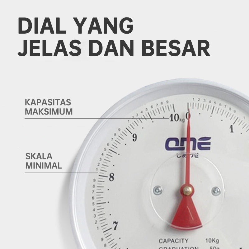 Timbangan Jarum Analog 5 10 15 20 Kg Dengan Mangkok / Kitchen Scale Alat Timbang Berat Garis Ukur Manual Buah Sayur Telur Kue Tepung Ikan Daging Bahan Besi Stainless Anti Karat / Peralatan Dapur Perlengkapan Rumah Tangga Pasar Warung Multifungsi Termurah