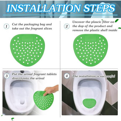 Pengharum Urinal Anti Splash Screen Mats / Saringan Pewangi Penghilang Bau Kencing Toilet Kamar Mandi Ruangan Fragranced Anti Blockage Pad Beraroma Wangi Tahan Lama Sterilisasi Steril Mofan Acc Mofana Mofanaccessories Aksesoris Accesories