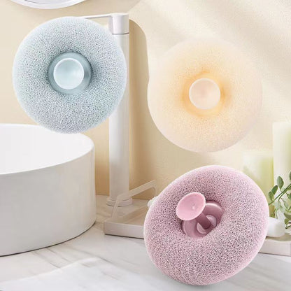 Spons Mandi Jaring Lembut Bentuk Bola Gosok Busa / Bath Ball Body Scrubber Shower Puff Tebal / Alat Bantu Pembersih Penggosok Kotoran Daki Badan Kaki Tangan Serbaguna / Sponge Sikat Punggung Foam Maker Multifungsi Mofan Acc Accessories Mofanaccessories