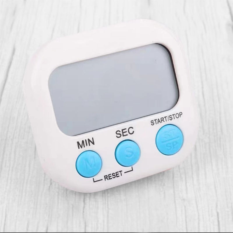 Timer Dapur Pengatur Waktu Masak Clock Stopwatch / Digital Kitchen LED Display Magnetic Alat Dapur Pengukur Timing Kematangan Memasak Merebus Oven Kue Makanan Tepat Waktu / Alarm Pengingat Belajar Olahraga Gym Berenang Lomba Hitung Mundur Multifungsi