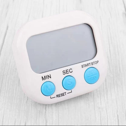 Timer Dapur Pengatur Waktu Masak Clock Stopwatch / Digital Kitchen LED Display Magnetic Alat Dapur Pengukur Timing Kematangan Memasak Merebus Oven Kue Makanan Tepat Waktu / Alarm Pengingat Belajar Olahraga Gym Berenang Lomba Hitung Mundur Multifungsi