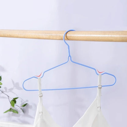 Gantungan Baju Hanger Kawat Lapis Plastik 10pcs / Gantungan Jenuran Pakaian Hanger Anak Bayi Premium Anti Karat