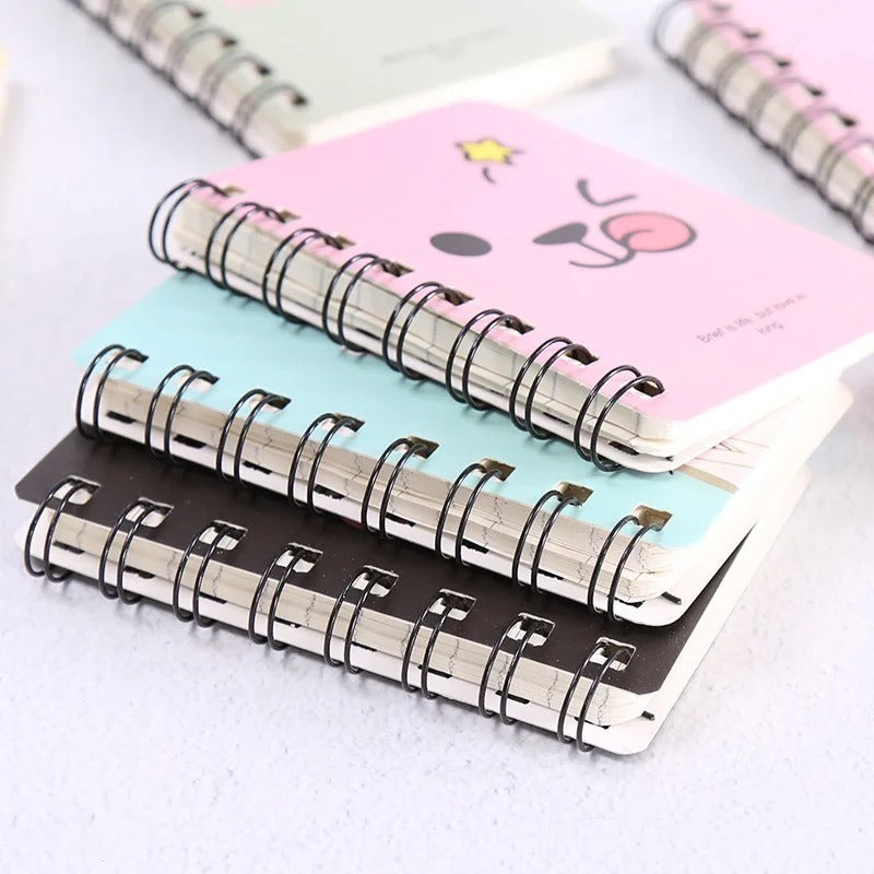 Notebook Cute Character A7 Portable / Buku Catatan Bergaris Mini Diari Pengingat Tugas Anak Dewasa / Scrapbook Simple Aesthetic Motif Lucu Imut / Jurnal Harian Perlengkapan Sekolah Kuliah Kantor Hadiah Kado Souvenir Goody Bag Ulang Tahun Karakter Bergaris