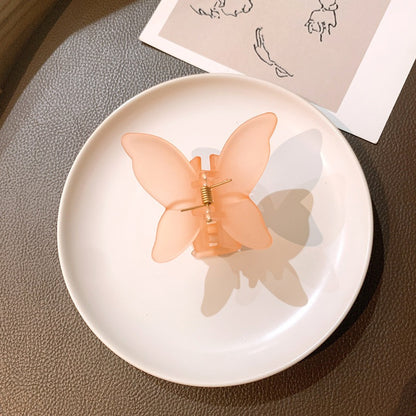 Jedai Rambut Bentuk Kupu-kupu / Butterfly Hair Clip Jepit Hiasan Kepala Anak Perempuan Ala Korea Warna Lucu / Aksesoris Fashion Import Jepitan Korean Style Bahan Tebal Anti Patah Styling Clip Acc Wanita Anak Dewasa Simple Elegan Jepital Mandi Model