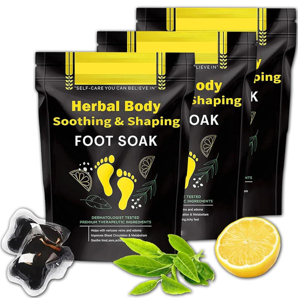 Herbal Body Soothing & Shaping Foot Soak Isi 8pcs / Detox Ramuan Terapi Pembakar Lemak Penyerap Racun Tubuh Pengencang Kulit Penghilang Stress Obat Refleksi Rendam Kaki Bahan Tumbuhan Alami Menurunkan Berat Badan Aliran Darah Meningkatkan Kualitas Tidur