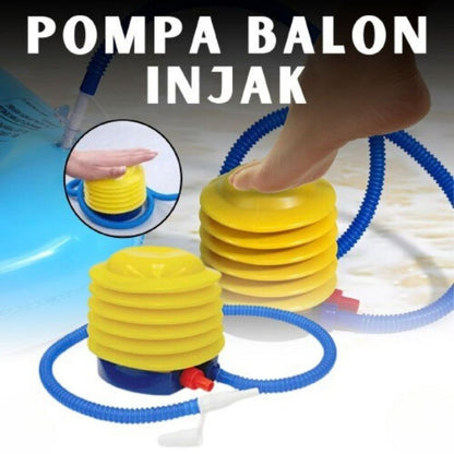 Pompa Angin Injak Kaki Manual / Alat Pompa Tiup Pelampung Balon Ban Kasur Kolam Renang Mainan Karet Praktis Serbaguna / Manual Foot Pump Portable Mudah Digunakan Mofan Accessories Mofana Mofanaccessories Acc