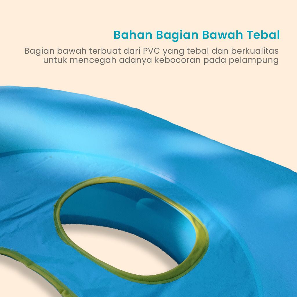 Pelampung Renang Duduk Bayi Karakter Perahu Ada Setir / Baby Swim Trainer / Ban Berenang Stir Anak / Ring Safety Baby Boat Sea Alat Bantu Mengapung Balita Ada Klakson