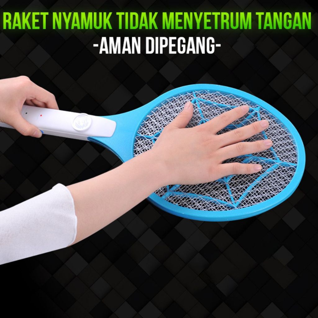 Raket Nyamuk Elektrik Rechargeable / Mosquito Trap Killer / Alat Pembunuh Pembasmi Hama Serangga Lalat Semut Laron Laba Daya Isi Ulang Praktis Super Ampuh Tegangan Tinggi Setrum Kejut Listrik Struman Setruman Sengatan Binatang Insect Terlaris Mofan Acc